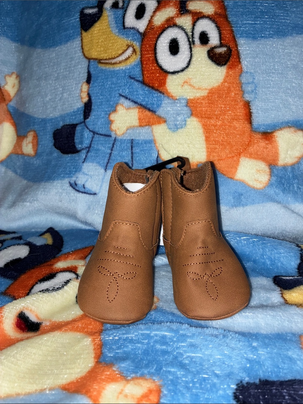 Carter's Brown Toddler Faux-Leather Booties